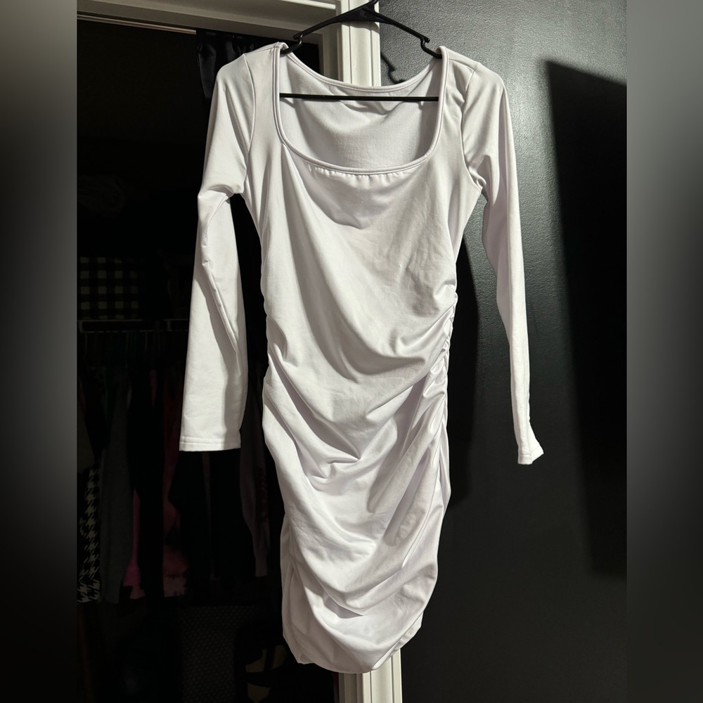 all white cotton dress